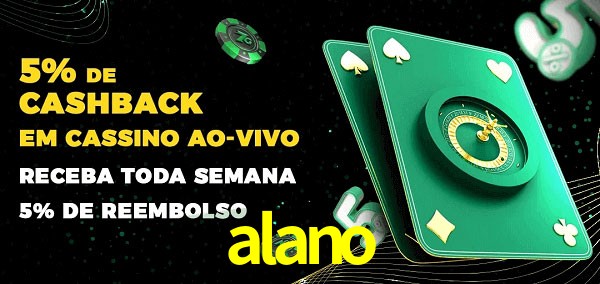 Promoções do cassino ao Vivo alano